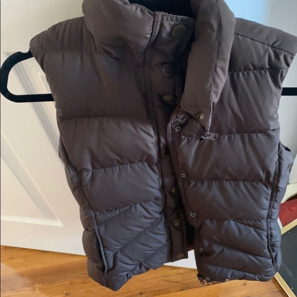 J Crew Brown Puffer Vest - image 3
